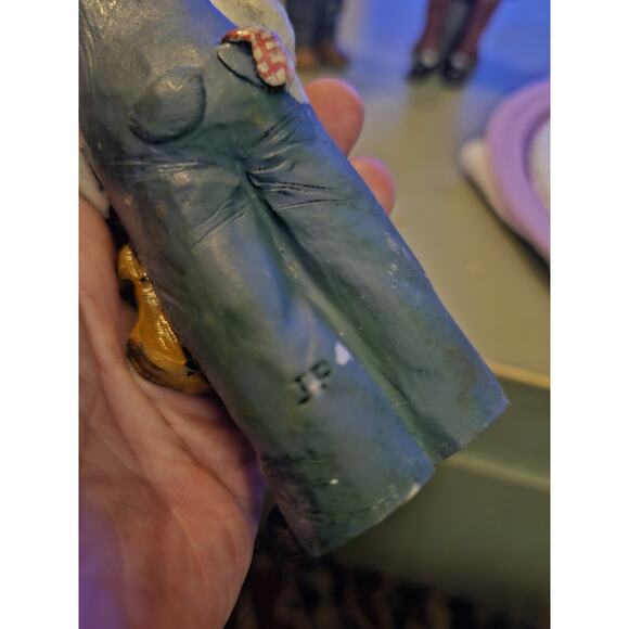 Vintage "JP" John Pleasants Figurines Depicting African American Folk Musicians - Picture 6 of 6